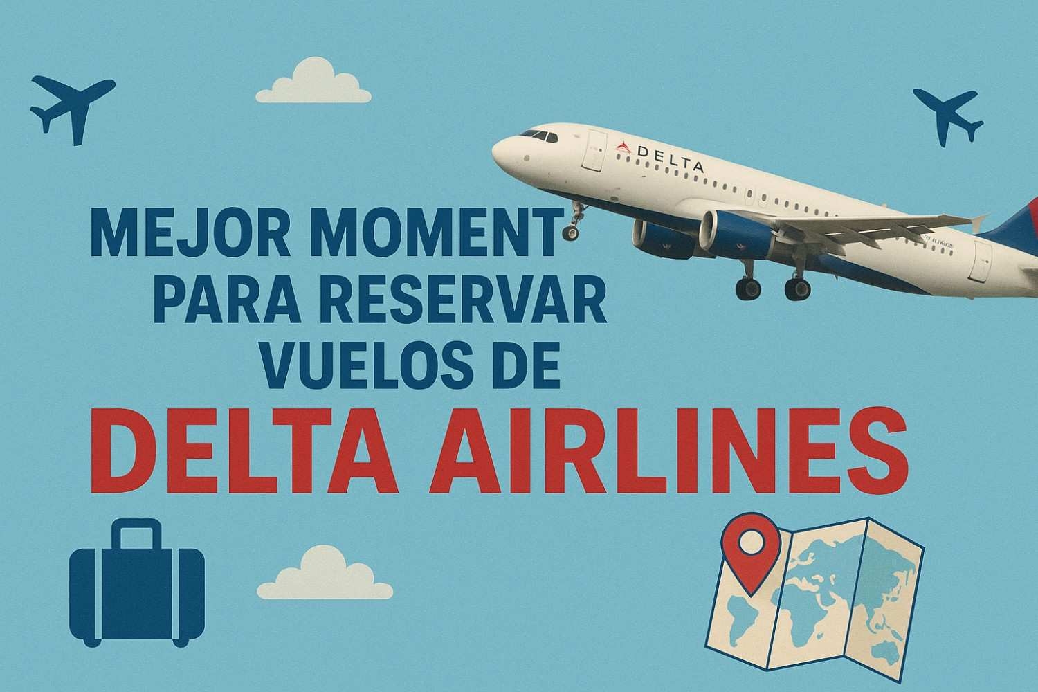 El mejor momento para reservar billetes de avión de Delta Airlines El mejor momento para reservar billetes de avión de Delta Airlines