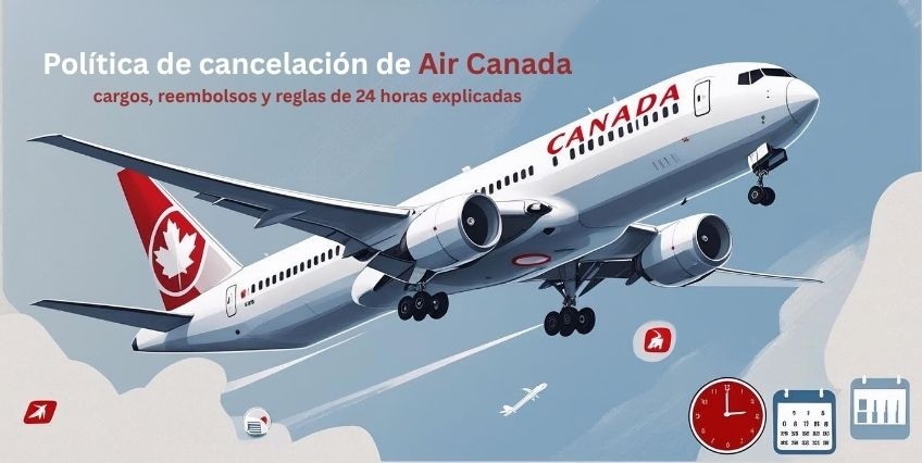 Política de Cancelación de Air Canada: Reglas, Cargos y Reembolsos Política de Cancelación de Air Canada: Reglas, Cargos y Reembolsos